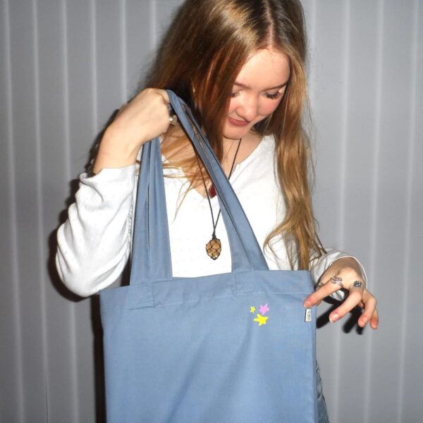 Needy Tote Bag, Limited Edition - Light Denim - Image 5